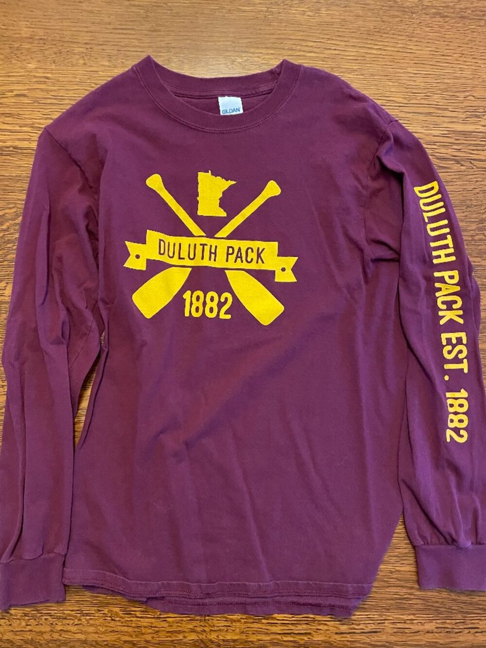 Maroon Duluth Pack Long Sleeve